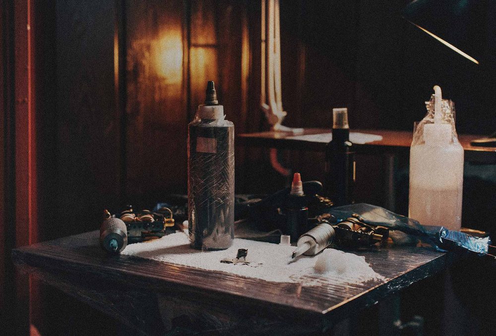 Interior del estudio Criminal Ink